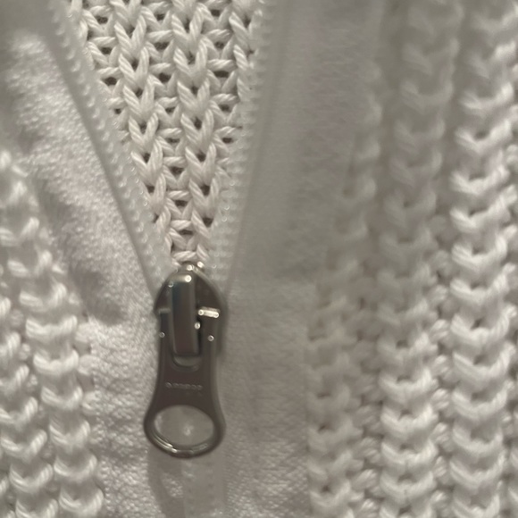 PURE new oversized cotton zipped sweater vest - Picture 8 of 8